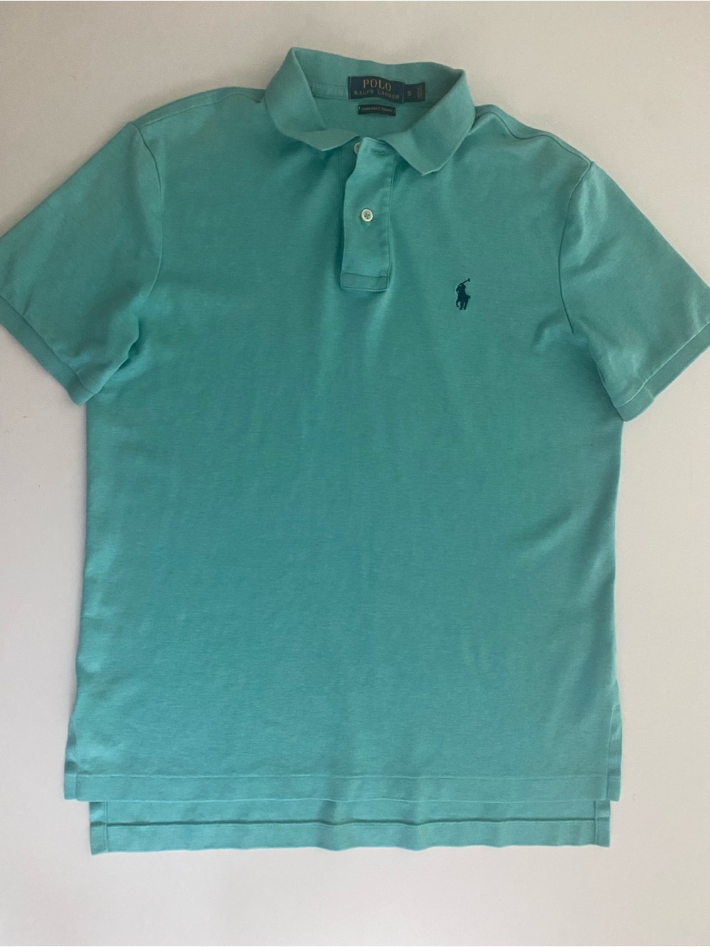 Polo by Ralph Lauren Aqua Polo with Navy Pony